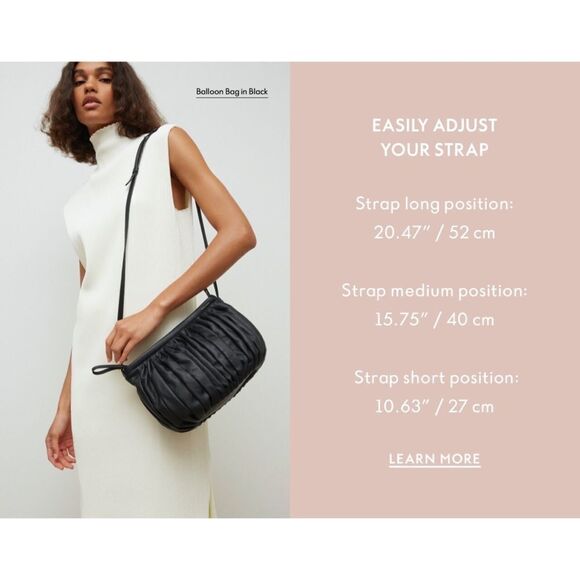 Mansur Gavriel Handbags - Mansur Gavriel Balloon leather Bag in black